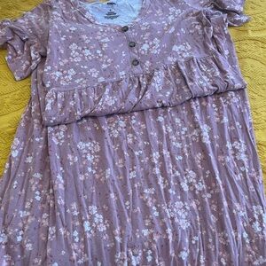 Sonoma Pink floral Maxi Sundress